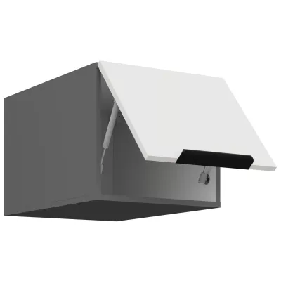 Hängeschrank mit Flügeltüren LUNARA – Breite 40 cm, weiß/anthrazit