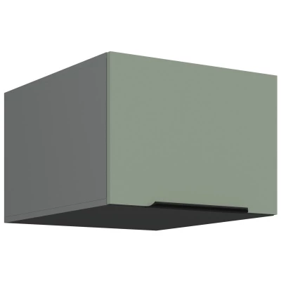 Hängeschrank mit Flügeltüren LUNARA – Breite 50 cm, Grün/Anthrazit