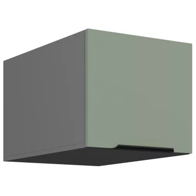 Hängeschrank mit Flügeltüren LUNARA – Breite 40 cm, Grün/Anthrazit