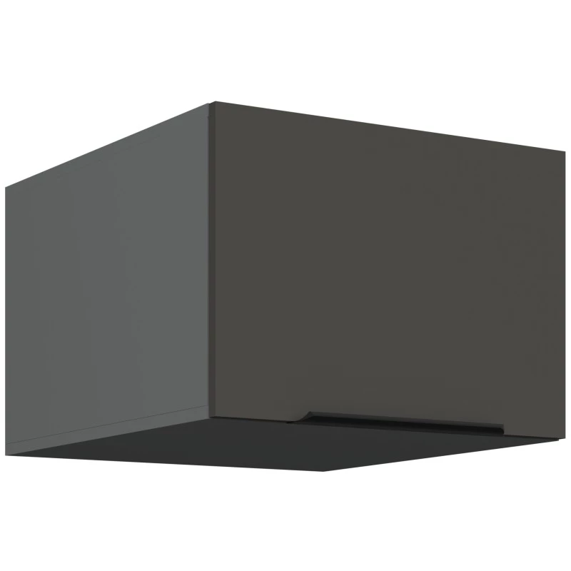 Oberschrank mit Flügeltüren LUNARA – Breite 50 cm, Graphit/Anthrazit