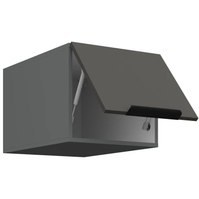 Oberschrank mit Flügeltüren LUNARA – Breite 40 cm, Graphit/Anthrazit