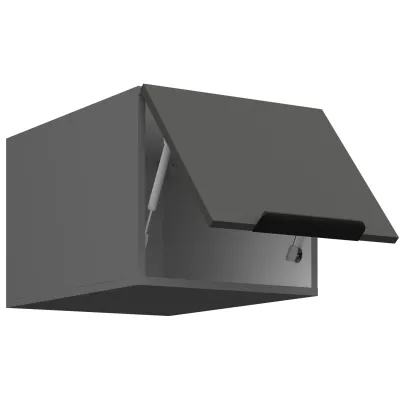 Oberschrank mit Flügeltüren LUNARA – Breite 40 cm, Graphit/Anthrazit