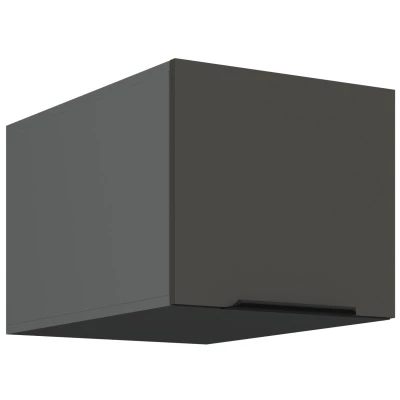 Oberschrank mit Flügeltüren LUNARA – Breite 40 cm, Graphit/Anthrazit