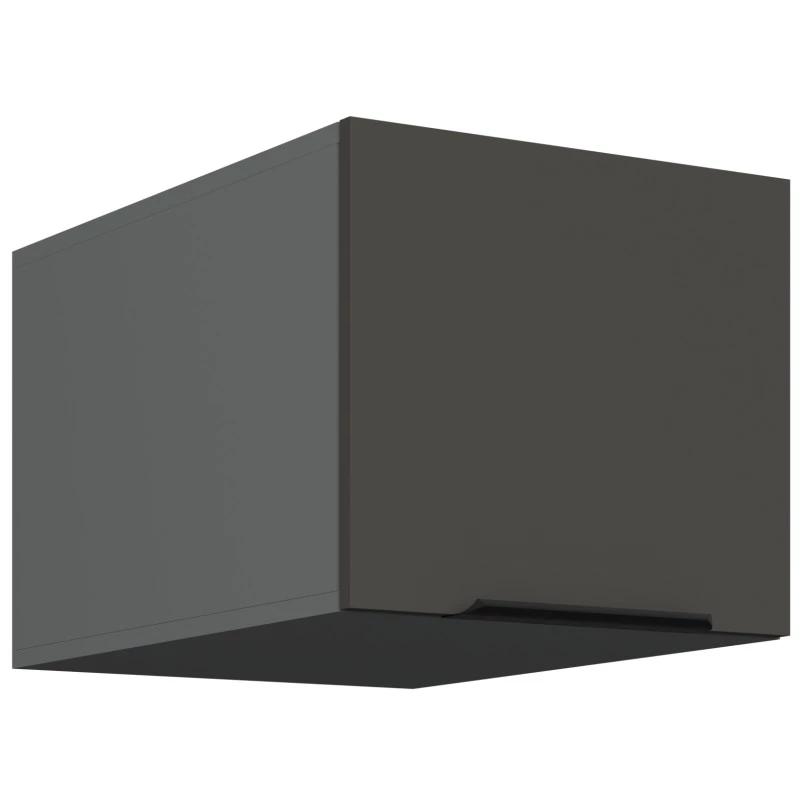 Oberschrank mit Flügeltüren LUNARA – Breite 40 cm, Graphit/Anthrazit