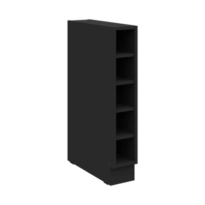 Unterschrank LUNARA – Breite 15 cm, schwarz