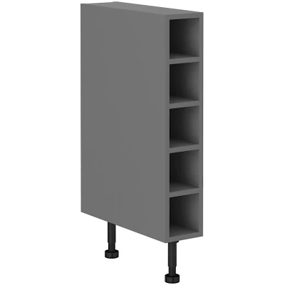 Unterschrank LUNARA – Breite 15 cm, Anthrazit