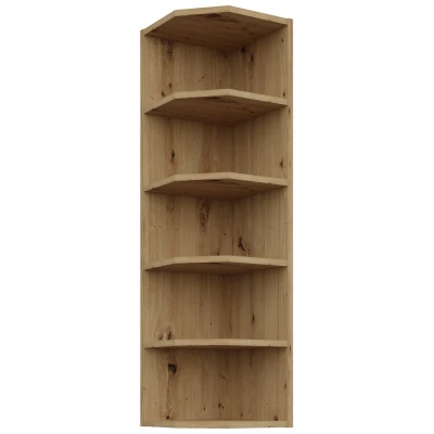 LUNARA Eckschrank (hoch) – 30 cm breit, Eiche (handwerklich gefertigt)