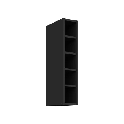Oberschrank LUNARA – Breite 15 cm, schwarz