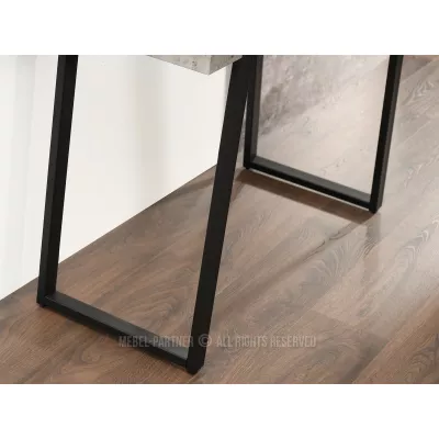 Konsolentisch NERIO - Beton / Schwarz