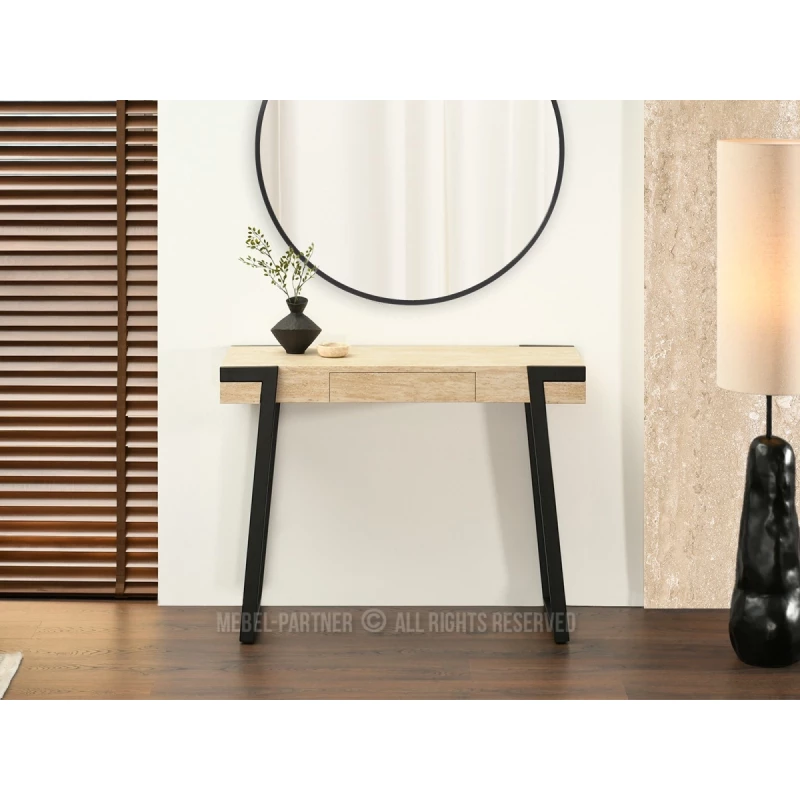 Konsolentisch NERIO – beige/schwarz