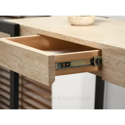 Konsolentisch NERIO – beige/schwarz