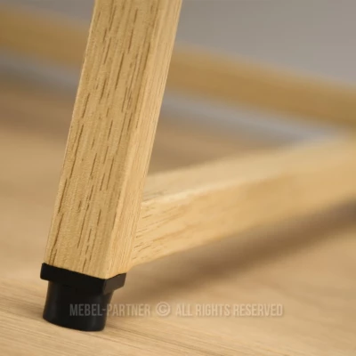 NIRAI Konsolentisch mit Ablage und Schublade – Eiche