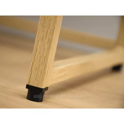 NIRAI Konsolentisch mit Ablage und Schublade – Eiche