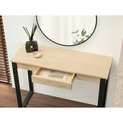 Konsolentisch ALARIC - beige / schwarz