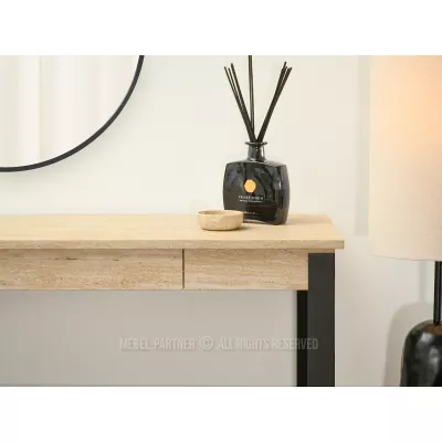 Konsolentisch ALARIC - beige / schwarz