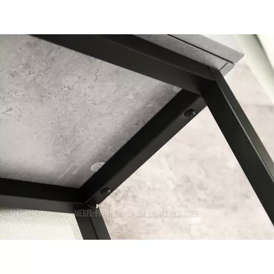 Konsolentisch ARVID - Beton / Schwarz