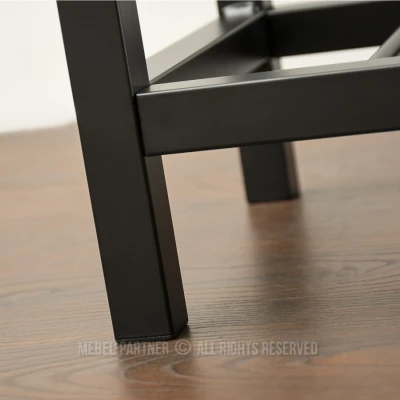 Konsolentisch ARVID – Walnuss/Schwarz
