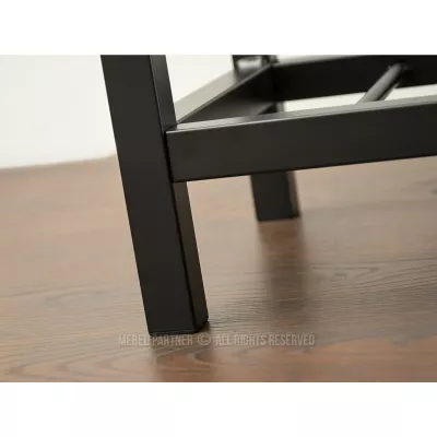 Konsolentisch ARVID – Walnuss/Schwarz