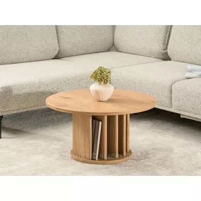 Runder Couchtisch SEVERIN - Eiche
