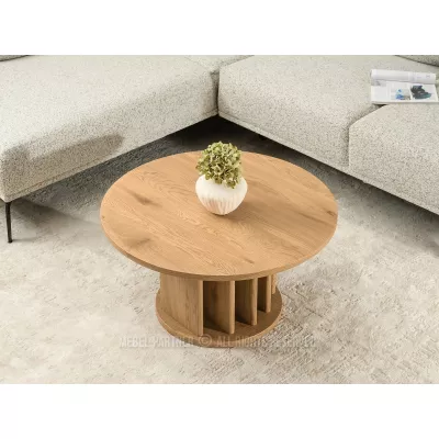 Runder Couchtisch SEVERIN - Eiche