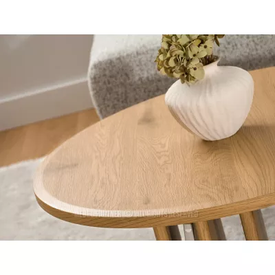 Runder Couchtisch SEVERIN - Eiche