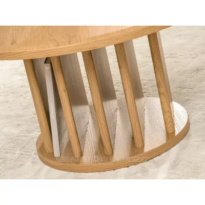 Runder Couchtisch SEVERIN - Eiche