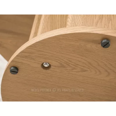 Runder Couchtisch SEVERIN - Eiche