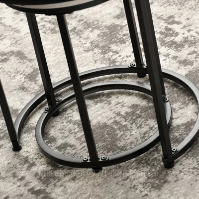Couchtisch-Set JACEK S - Beton / Schwarz