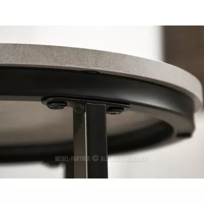 Couchtisch-Set JACEK S - Beton / Schwarz