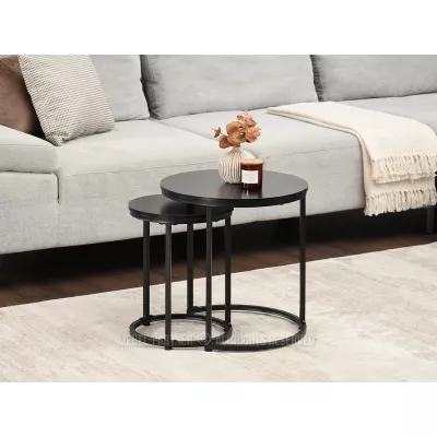 JACEK S Couchtisch-Set – schwarz