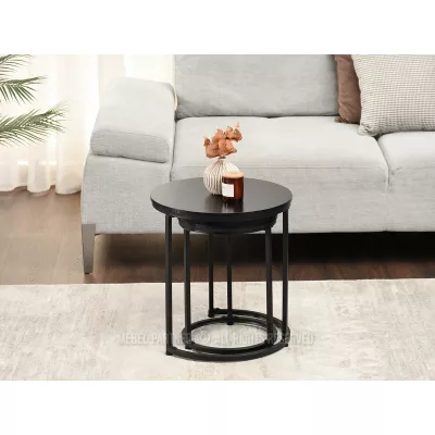 JACEK S Couchtisch-Set – schwarz