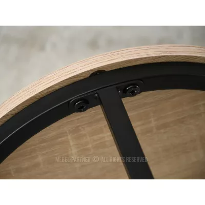 Couchtisch-Set JACEK S – Sonoma-Eiche / Schwarz