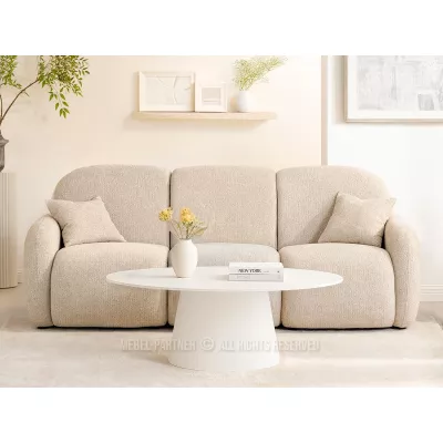 Ovaler Couchtisch ELIAM - weiß