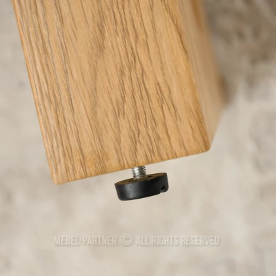 RICOS Couchtisch – weißer Marmor / Eiche
