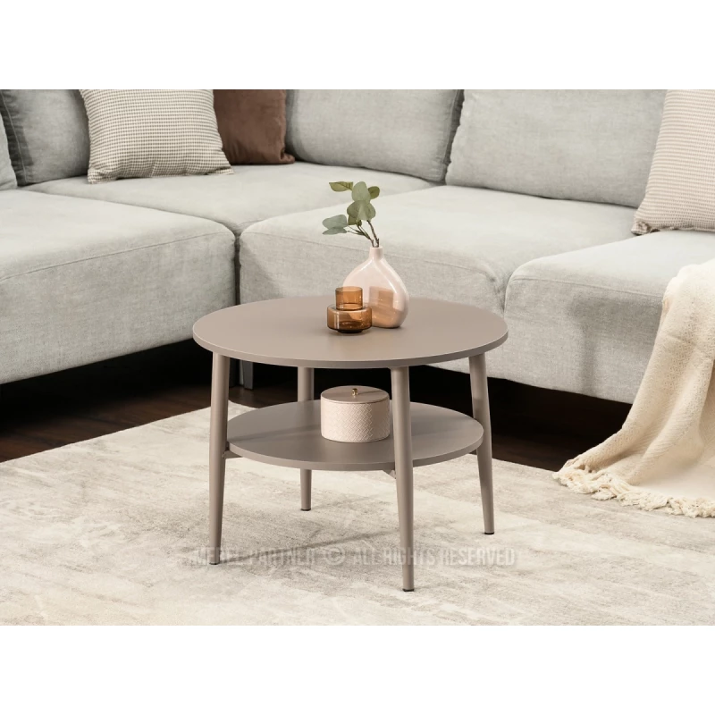 Runder Couchtisch 60 TODOR - beige