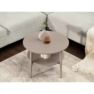 Runder Couchtisch 60 TODOR - beige