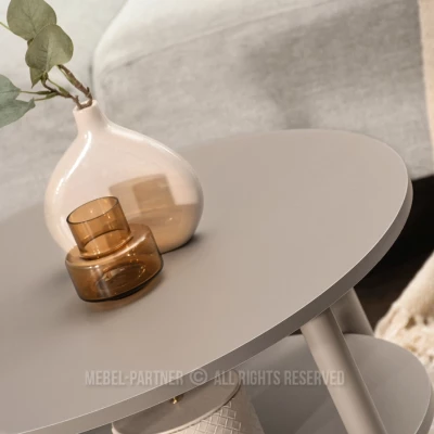 Runder Couchtisch 60 TODOR - beige