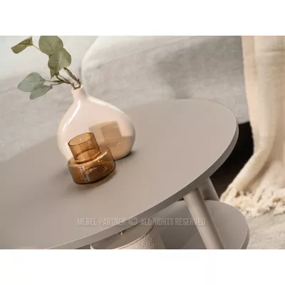 Runder Couchtisch 60 TODOR - beige