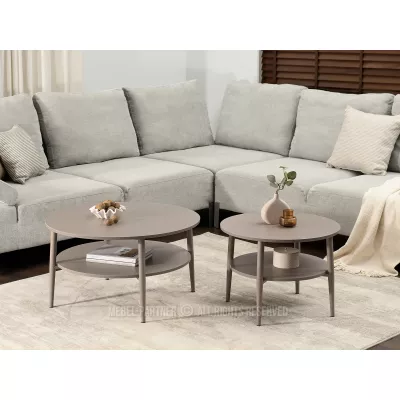 Runder Couchtisch 60 TODOR - beige