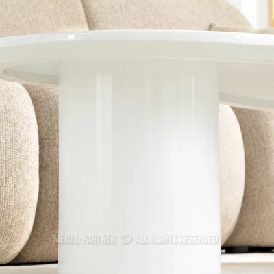 ARIX Couchtisch – Weiß Hochglanz