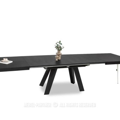 Ausziehbarer Esstisch 180(380)x100 ZENON - schwarz