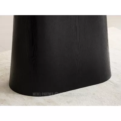 Moderner Esstisch MALAKAI - beige / schwarz