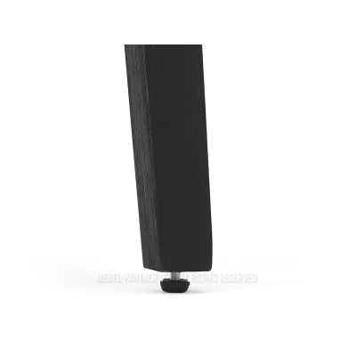 DAISY gepolsterter Barhocker – dunkelbeige/schwarz