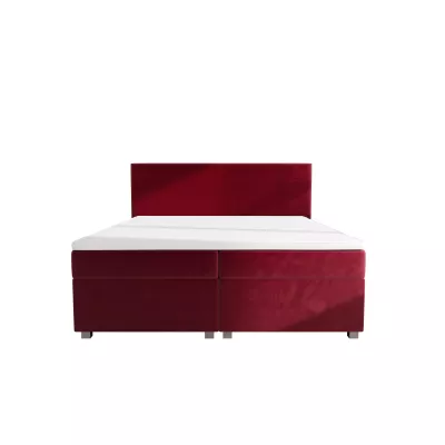 Doppelbett mit Polsterung 180x200 mit Stauraum ASSAR - rot