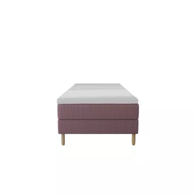 Einzelbett 80x200 mit Stauraum HENRYK - rosa