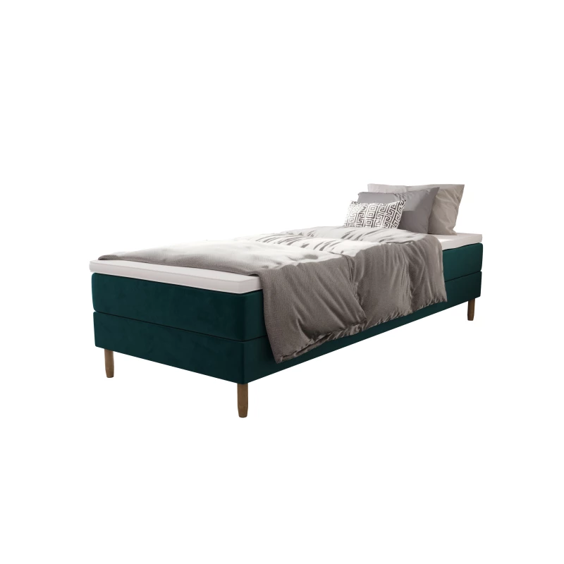 Einzelbett 80x200 mit Stauraum HENRYK - Benzin