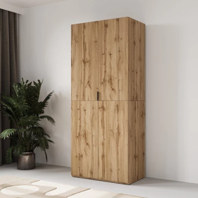 Kleiderschrank 90 cm RHYDIAN – Wotan-Eiche