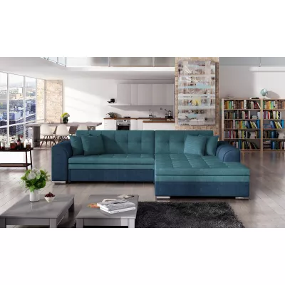 Ecksofa SANGITA 1 - blau, rechte Ecke