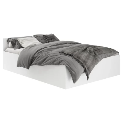 Einzelbett 100x200 OMERYA mit Stauraum - weiß