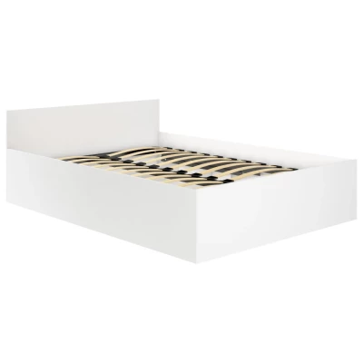 Einzelbett 100x200 OMERYA mit Stauraum - weiß